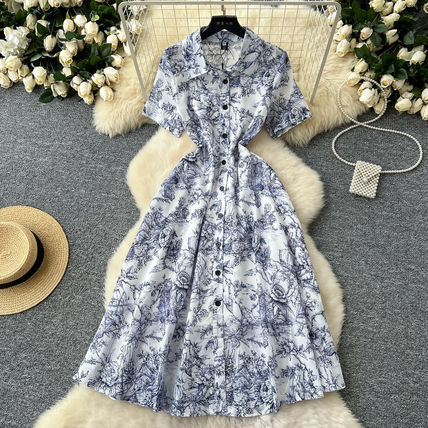 Modern material dress CD853 images